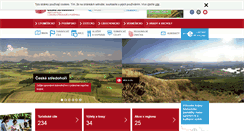 Desktop Screenshot of ceskestredohori.info