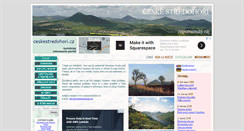 Desktop Screenshot of ceskestredohori.cz